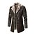 cheap Leather Jackets-black shearling trench coat mens jacket