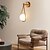 olcso LED-es falilámpák-lightinthebox skandináv stílusú sárgaréz fali lámpaoszlop modern egyszerű nappali folyosó erkély hálószoba éjjeli üveg fali lámpa