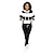 olcso Női sportruházat-női 2 darabos csíkos tréningruha szett pulóver sportruhás pulcsik felső és jogger nadrág sportruházat szett fekete
