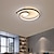 Недорогие Потолочные светильники с диммером-42см 52см светодиодный потолочный светильник круглый спиральный дизайн новая лампа для спальни светодиодная новая мода простой потолочный светильник для комнаты персонализированные алюминиевые лампы