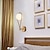 זול אורות קיר לדים-lightinthebox בסגנון נורדי מנורת קיר פליז מודרני פשוט סלון מסדרון מרפסת חדר שינה מנורת קיר זכוכית לצד המיטה