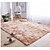 cheap Living Room &amp; Bedroom Rugs-rectangle tie-dye non-slip soft plush coral fleece plain area rugs - colorful shaggy chair cover couch sofa seat pad mat cushion carpet blanket - home decorator bedroom floor bathroom den