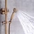 abordables Robinetteries de douche-Ensemble de système de douche, support en laiton à l&#039;extérieur, douche à effet de pluie, multi-jets et douche à effet pluie, mitigeurs de douche inclus, vaporisateurs pour le corps et interrupteur