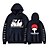 cheap Everyday Cosplay Anime Hoodies &amp; T-Shirts-Inspired by Naruto Uchiha Sasuke Cosplay Costume Hoodie Anime Graphic Printing Harajuku Graphic Hoodie For Men&#039;s Women&#039;s Adults&#039; Polyester / Cotton Blend