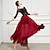 ieftine Ținute de Bal-Dans de Societate Fuste Ruching Legătură Culoare Pură Pentru femei Performanță Antrenament Înalt Șifon