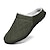 voordelige Slippers voor thuis-heren thuis slipper volledig met bont gevoerde waterdichte antislip winter outdoor slip op huis pantoffels grijs
