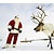Недорогие Рождественские костюмы-Костюмы Санта Клауса Дед Мороз Санта-одежда Взрослые Муж. Косплей Костюм Хэллоуин Рождество Рождество Хэллоуин Карнавал Легкие костюмы на Хэллоуин