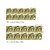 cheap Decorative Wall Stickers-Imitation Epoxy Tile Sticker Black Gold Mosaic Water Corrugated Wall Sticker House Renovation DIY Self-adhesive PVC Wallpaper Painting Kitchen Waterproof and Oilproof Wall Sticker
