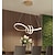billiga Belysning för köksön-taklampa led designlampa lyxig matbordslampa endast dimbar med fjärrkontroll