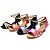 abordables Chaussures de danses latines-Femme Chaussures Latines Utilisation Entraînement Chaussures scintillantes Talon Paillettes Talon Cubain Noir Rouge Bleu
