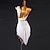 billige Latindansetøj-dans salsa latin dansekjole frynsede kvast applikationer split joint kvinders dame træning præstation ærmeløs høj chinlon / jazz