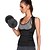 billige Basistopper for damer-Midje Trener Vest Body Shaper Treningskorsett sport Spandex Yoga &amp; Danse Sko Treningsøkt Pilates Justerbar Vekttap Magefettforbrenner Svettegenser Til Dame Herre Midje Mage / Voksne