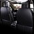 billige Setetrekk til bil-1 stk PU skinnsete pute ikke beveger seg universal biltilbehør dekker svart / rød ikke-lysbilde generelt for Lada Vesta E1 X30