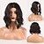 cheap Synthetic Trendy Wigs-Cosplay Costume Wig Synthetic Wig Loose Curl Bob Middle Part Wig Short Black Synthetic Hair Women&#039;s Odor Free Soft Heat Resistant Black