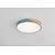 tanie Lampy sufitowe-60 cm geometryczne kształty światła do montażu podtynkowego metalowy cylinder malowane wykończenia led nowoczesne 220-240v