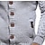 cheap Men&#039;s Cardigan Sweater-Men&#039;s Sweater Cardigan Turtleneck Sweater Ribbed Knit Scarf Striped Turtleneck Stylish Modern Contemporary Dailywear Casual Clothing Apparel Winter Black White S M L