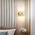 abordables Apliques de pared de cristal-cristal moderno estilo nórdico lámparas de pared apliques de pared sala de estar dormitorio aplique de cristal 220-240v