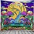 Χαμηλού Κόστους Trippy Tapestries-ψυχεδελική αφηρημένη μεγάλη ταπετσαρία τοίχου καλλιτεχνική διακόσμηση κουβέρτα κουρτίνα κρεμαστή κρεβατοκάμαρα σπιτιού διακόσμηση σαλονιού πολυεστερικό δέντρο μανιταριών