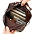 cheap Men&#039;s Bags-Men&#039;s Crossbody Bag Cowhide Outdoor Daily Zipper Fashion Black Brown