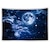 cheap Landscape Tapestry-Moon Star Sky Hanging Tapestry Wall Art Large Tapestry Mural Decor Photograph Backdrop Blanket Curtain Home Bedroom Living Room Decoration