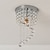 Χαμηλού Κόστους Βάσεις Διάχυσης &amp; Ημιδιάχυσης-20cm led πολυέλαιος κρύσταλλο φωτιστικό οροφής φανάρι desgin flush mount lights μεταλλικό επιμεταλλωμένο μοντέρνα χριστουγεννιάτικη διακόσμηση 110-120v 220-240v