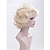 abordables Pelucas para disfraz-peluca cosplay peluca ondulada de la parte media pelo sintético de un color peluca rubia de halloween para mujer