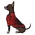 voordelige Hondenkleding-hondenshirt grafisch optische illusie 3D-print overdreven casual / dagelijks hondenkleding puppykleding hondenoutfits ademend rood kostuum