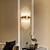 abordables Apliques de pared de cristal-cristal moderno estilo nórdico lámparas de pared apliques de pared sala de estar dormitorio aplique de cristal 220-240v