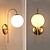 זול אורות קיר לדים-lightinthebox מיני סגנון יצירתי מודרני בסגנון נורדי תאורת קיר led סלון חדר שינה אור קיר ברזל 110-240 v
