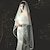 cheap Wedding Veils-Two-tier Stylish / Classic Wedding Veil Chapel Veils with Solid Tulle