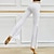 cheap Ballroom Dancewear-Ballroom Dance Pants Split Solid Women&#039;s Training Performance Sleeveless Natural Modal