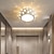 billige Taklamper-16cm LED taklampe krystall veranda lysgang korridor lampe moderne rund desgin innfelt lys metallmalte overflater 110-240 V