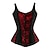 cheap Corsets-Corset Women&#039;s Plus Size Corsets Country Bavarian Overbust Corset Classic Tummy Control Push Up Lace Solid Color Zipper Lace Up Acrylic Nylon Christmas Halloween Wedding Party Birthday Party Fall