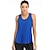 cheap Yoga Tops-Women&#039;s Yoga Top Patchwork Racerback Light Blue Black Mesh Fitness Gym Workout Running Tank Top T Shirt Sport Activewear 4 Way Stretch Breathable Moisture Wicking High Elasticity Loose Fit