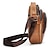 cheap Men&#039;s Bags-Men&#039;s Messenger Bag Shoulder Messenger Bag Crossbody Bag Cowhide Zipper Solid Color Textured Daily Outdoor Black Brown