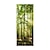 tanie Naklejki na drzwi-2 sztuk samoprzylepne kreatywne wodoodporne zielone naklejki na drzwi z drewna do salonu diy dekoracji domu wodoodporne naklejki ścienne 30.3 &quot;x 78,7&quot; (77x200 cm)