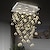 tanie Żyrandole-50 cm kryształowy żyrandol led nowoczesna latarnia desgin do montażu podtynkowego światła ze stali nierdzewnej galwanizowane 110-120 V 220-240 V