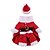 voordelige Hondenkleding-Hond Jumpsuits Kerstkostuum Puppykleding Tekenfilm Cosplay Kerstmis Winter Hondenkleding Puppykleding Hondenoutfits Rood Kostuum voor mannetjes- en vrouwtjeshonden Katoen XS S M L XL