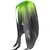 ieftine Peruci Costum-perucă cosplay perucă ondulată partea mijlocie păr sintetic peruci ombre peruci de la verde la negru