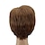 halpa Miesten peruukit-Synteettiset peruukit Tupeet Suora Pixie-leikkaus Peruukki Lyhyt Vaalean ruskea Synteettiset hiukset 8 inch Miesten Lämmönkestävä Ruskea hiukset