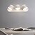 abordables Appliques murales d&#039;intérieur-lightinthebox applique murale intérieure émettant de la lumière double face LED lampe murale rotative à intensité variable nordique moderne créative chambre chevet hôtel salon ac110-240v