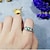 preiswerte Ringe-2St Bandring Ring For Damen Abiball Verabredung Strass Aleación Vintage-Stil