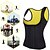 cheap Fitness &amp; Yoga Accessories-Waist Trainer Vest Body Shaper Sweat Waist Trainer Corset Sports Polyster Yoga Gym Workout Pilates Durable Weight Loss Tummy Fat Burner Hot Sweat For Women