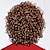 ieftine Peruci Calitative-peruci maro pentru femei perucă sintetică jerry curl perucă asimetrică blondă lungime medie blond păr sintetic design la modă pentru femei blond pufos rafinat
