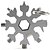 cheap Screw &amp; Nut Drivers-18-in-1 Stainless Steel Snowflake Multi-tool Keychain Hand Outdoor Tools Portable Camping Adventure Daily Tool