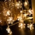 baratos Mangueiras de LED-3m 6m 10m Floco de neve luzes da árvore de natal estrelas da fada guirlandas cortina luz ao ar livre para festa de natal decoração de ano novo