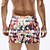 cheap Swim Trunks &amp; Board Shorts-SEOBEAN® Men&#039;s Swim Trunks Swim Shorts Quick Dry Board Shorts Bathing Suit with Pockets Drawstring Swimming Surfing Beach Water Sports Painting Spring Summer / Micro-elastic