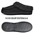 cheap Home Slippers-warm house slippers for men memory foam, winter cozy wool-like mens slippers indoor outdoor, slip-on comfy men&#039;s bedroom slippers non-slip, man breathable suede moccasin slippers size black