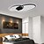 cheap Dimmable Ceiling Lights-1-Light 31 cm Cute / LED Flush Mount Lights Aluminum Geometrical / Novelty Painted Finishes LED / Chic &amp; Modern 110-120V / 220-240V