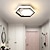 billige Indbyggede og semiindbyggede ophæng-25cm LED-loftslampe moderne nordisk veranda lys korridor gang sekskant geometriske figurer indbyggede lys metal LED 220-240V